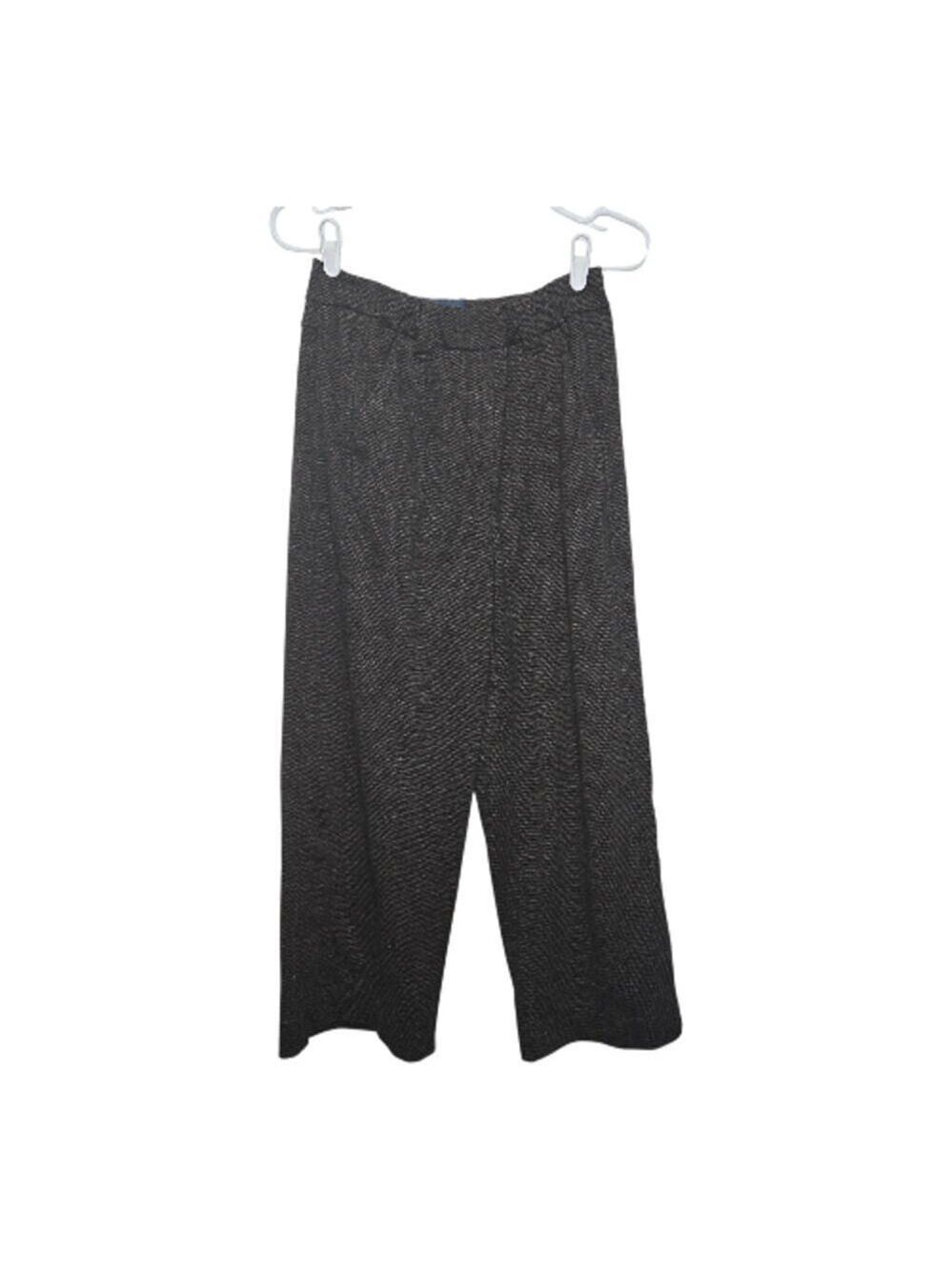 Democracy Gray Wide Leg Pull-On Pants Small Work Casual